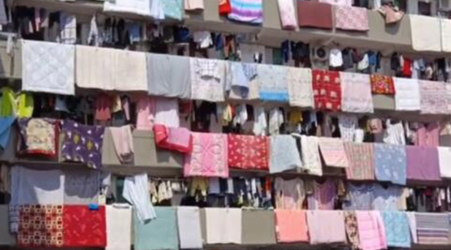 學(xué)校現(xiàn)曬被大場面！滾筒衣服烘干機即烘即干大件棉被 便捷好用