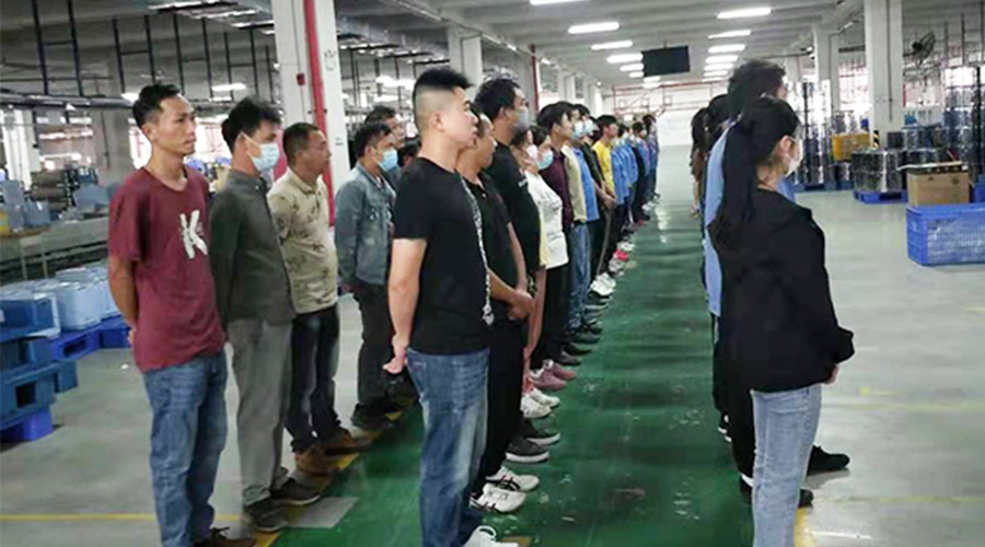 二十大寄語青年！金環電器開展關于二十大會議精神學習