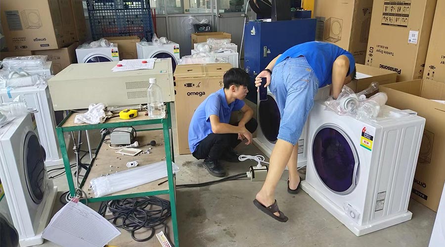 驗貨省心省力！澳洲omega客戶稱贊衣物烘干機代工質量高