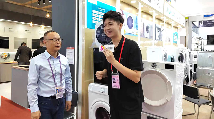 廣交會熱點！央視、新華網等媒體聚焦金環電器滾筒干衣機